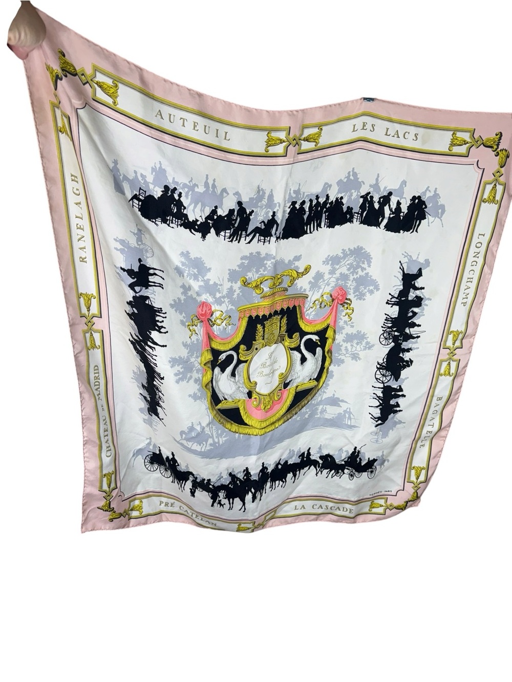 Hermes Scarf With Crest